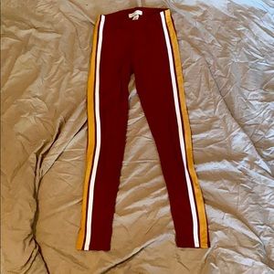 Planet Gold Maroon Gold White Striped 